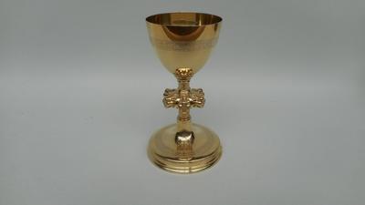 Chalice  style Gothic - Style en Full - Silver Gilt, Belgium 19 th century