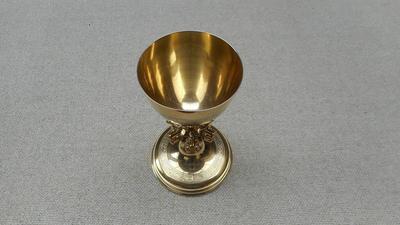 Chalice  style Gothic - Style en Full - Silver Gilt, Belgium 19 th century