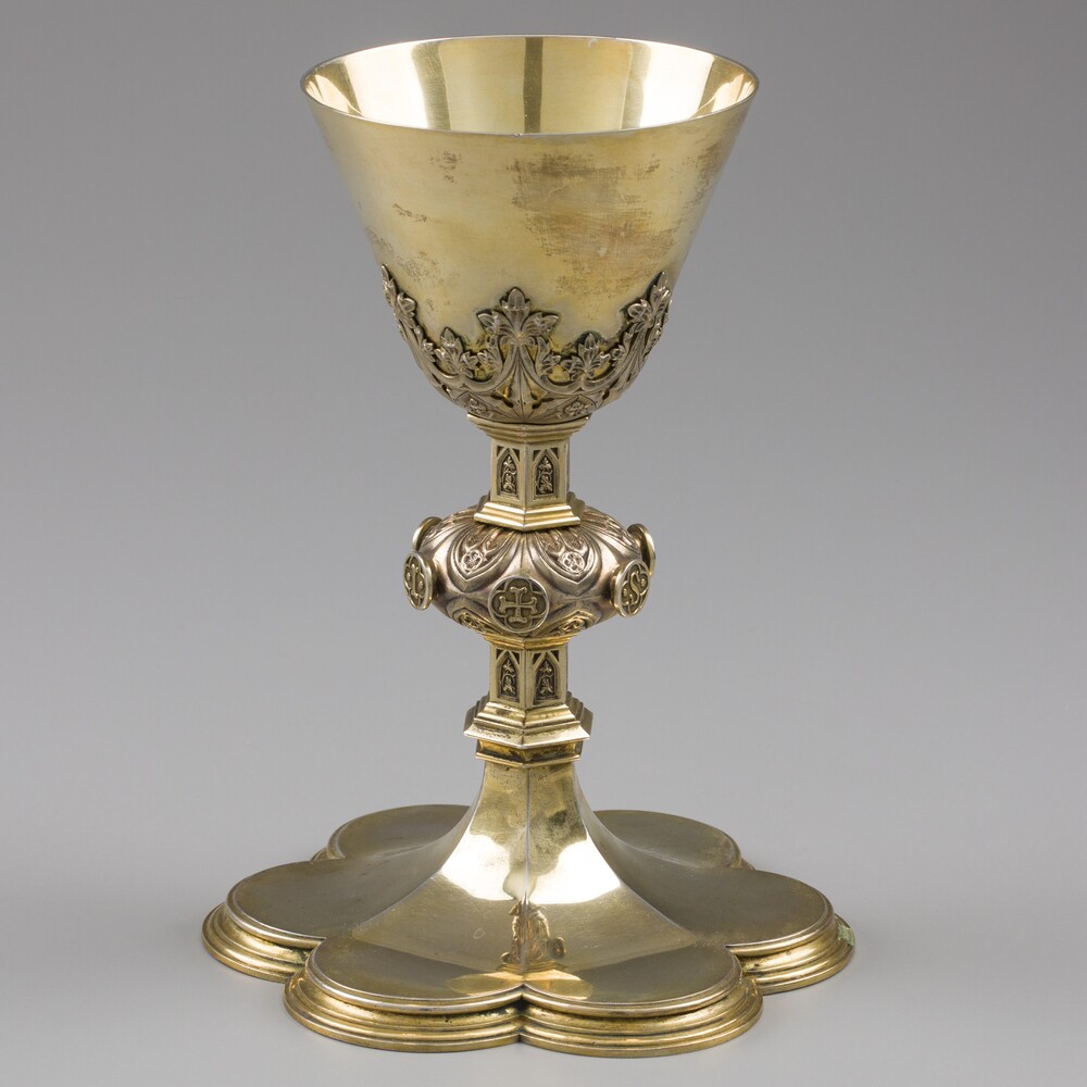 1 Gothic - Style Chalice By :  Billaux-Grossé