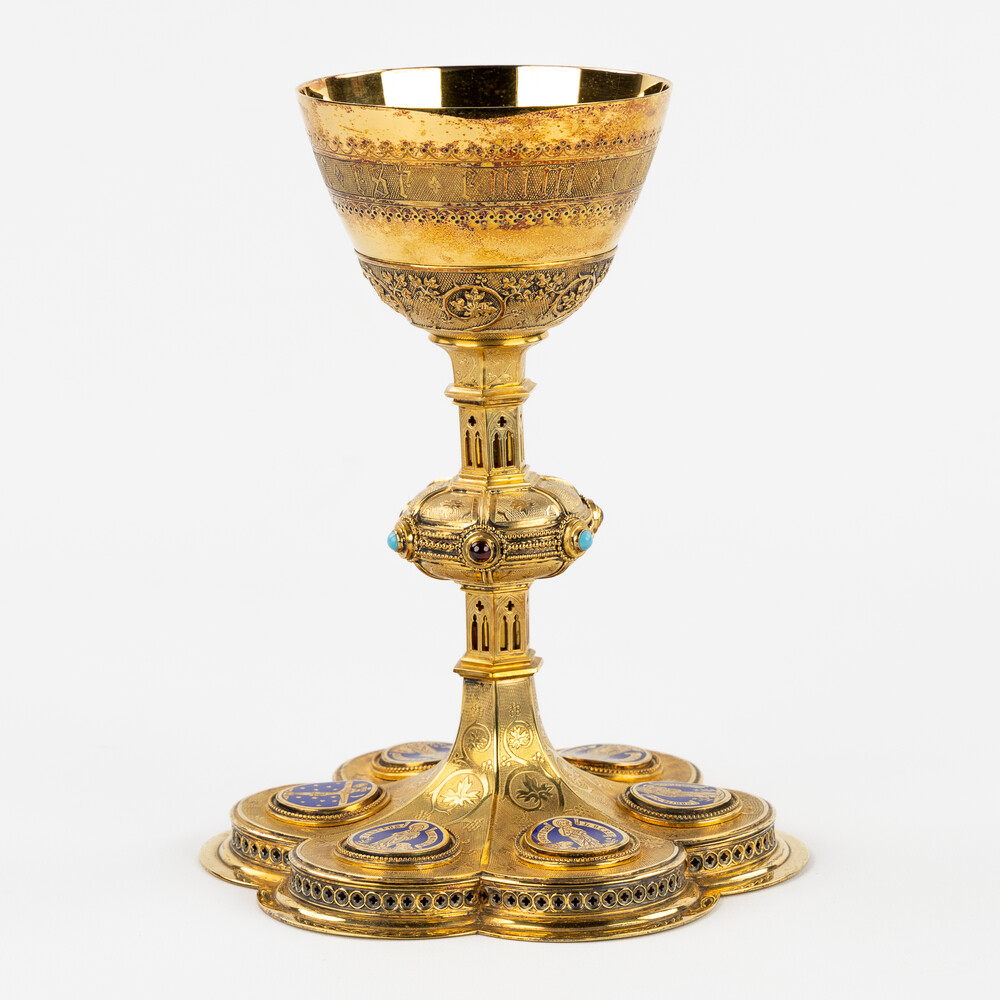1 Gothic - Style Chalice By Bourdon Gent