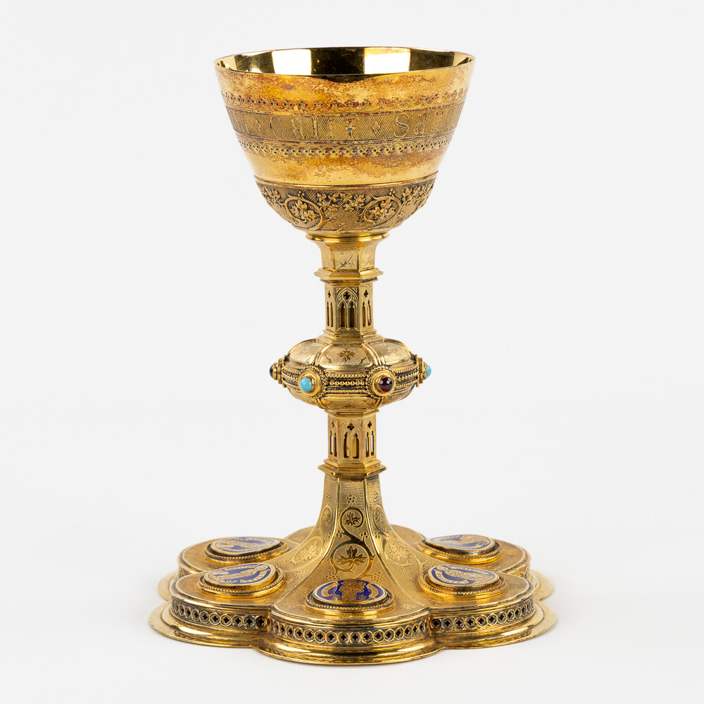 1 Gothic - Style Chalice By Bourdon Gent