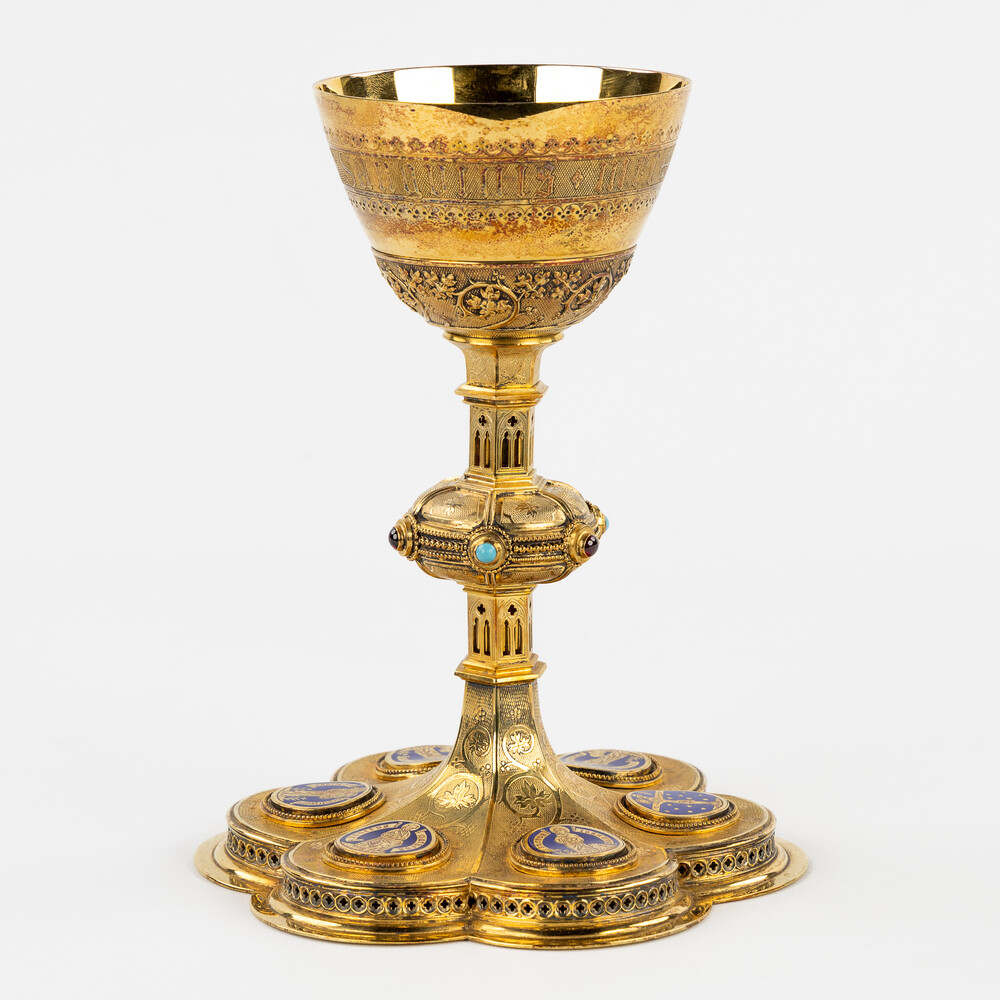 1 Gothic - Style Chalice By Bourdon Gent