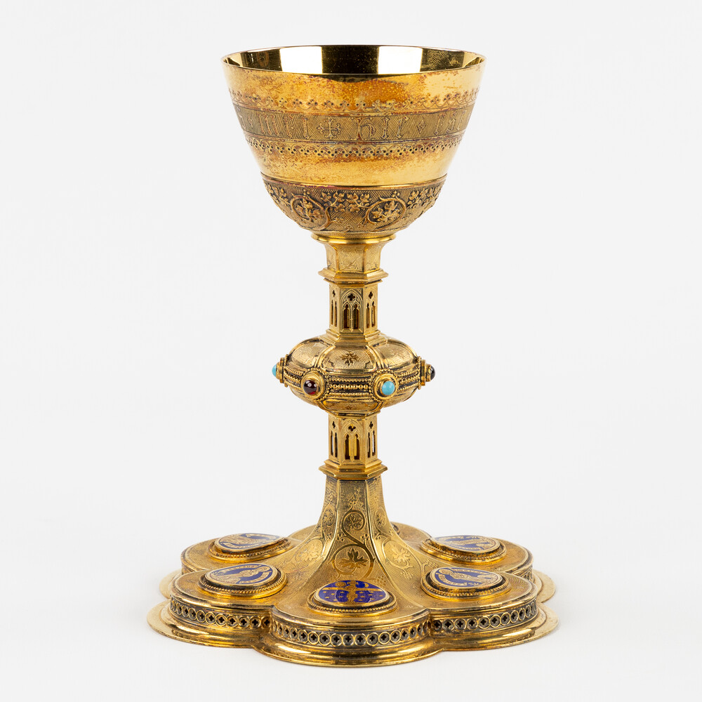 1 Gothic - Style Chalice By Bourdon Gent