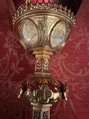 1 Gothic - Style Chalice By J. Van Roosmalen & Zn Utrecht