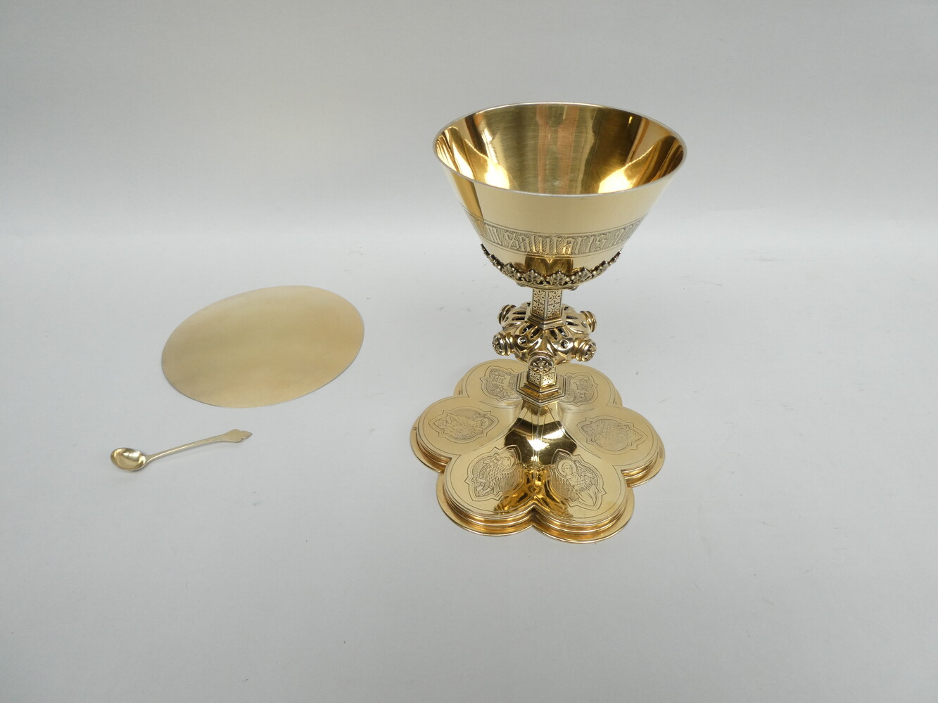 1 Gothic - Style Chalice By: Jean-Baptiste Van Damme ( 1863 - 1917 )