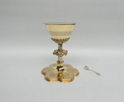 1 Gothic - Style Chalice By: Jean-Baptiste Van Damme ( 1863 - 1917 )