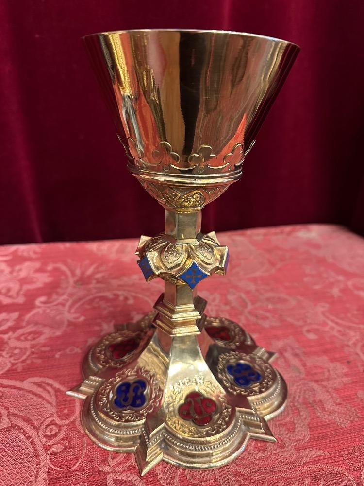 1 Gothic - Style Chalice With Case
