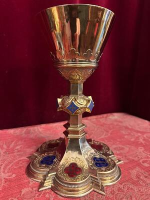 1 Gothic - Style Chalice With Case