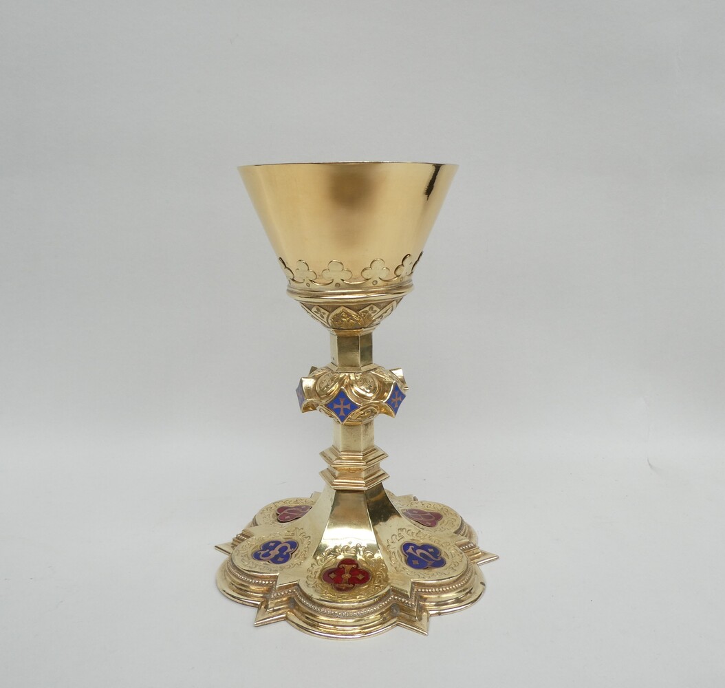 1 Gothic - Style Chalice With Case