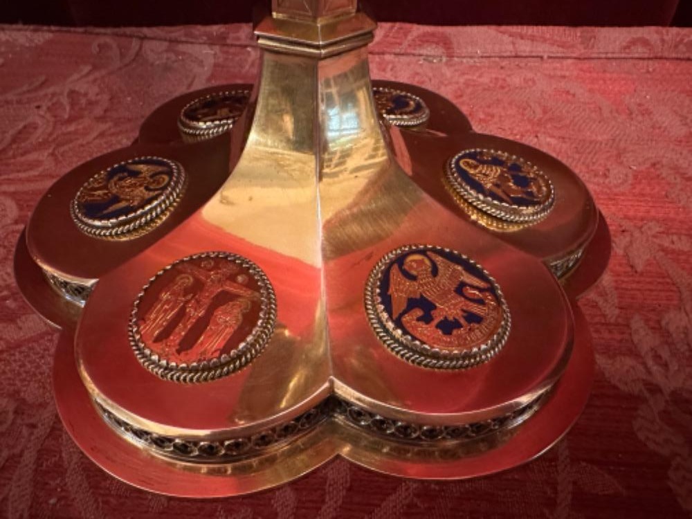 1 Gothic - Style Chalice With Original Paten