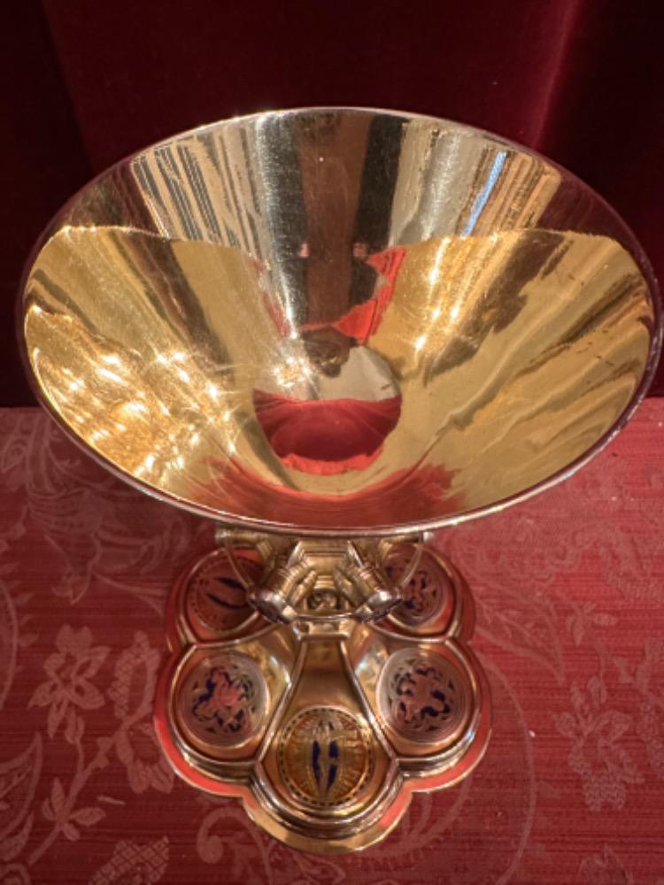 1 Gothic - Style Chalice With Original Paten