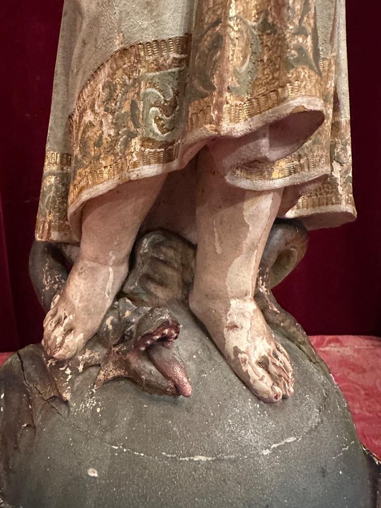 1 Gothic - Style Child Jesus Sculpture