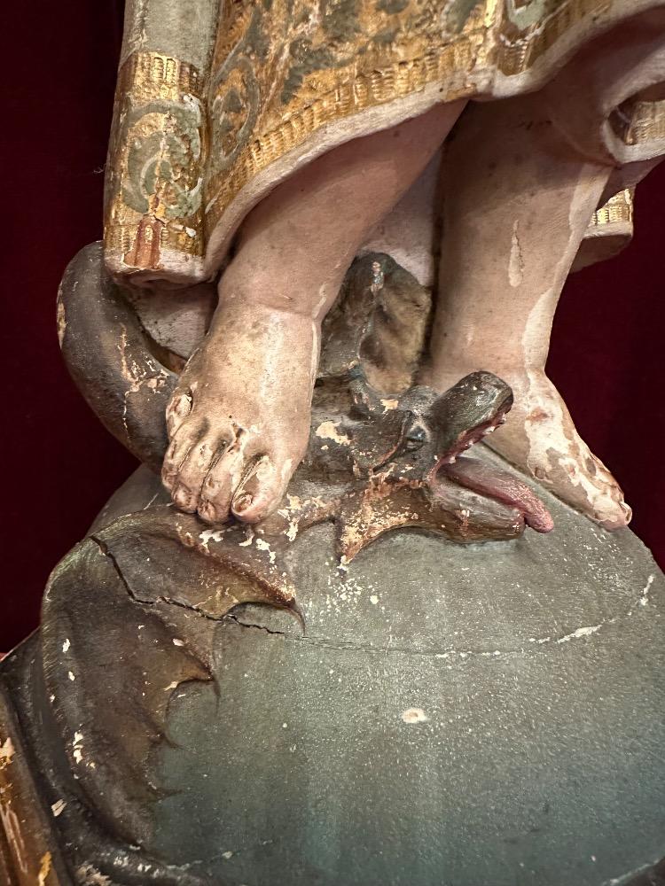 1 Gothic - Style Child Jesus Sculpture