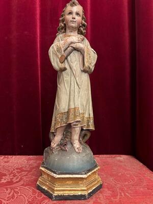 1 Gothic - Style Child Jesus Sculpture