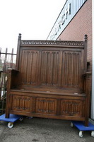 Choir Seat style Gothic - Style en Oak Wood , Belgium  19 th century