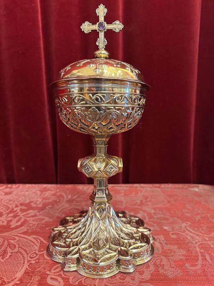 1 Gothic - Style Ciborium Weight: 1.15 Kgs !