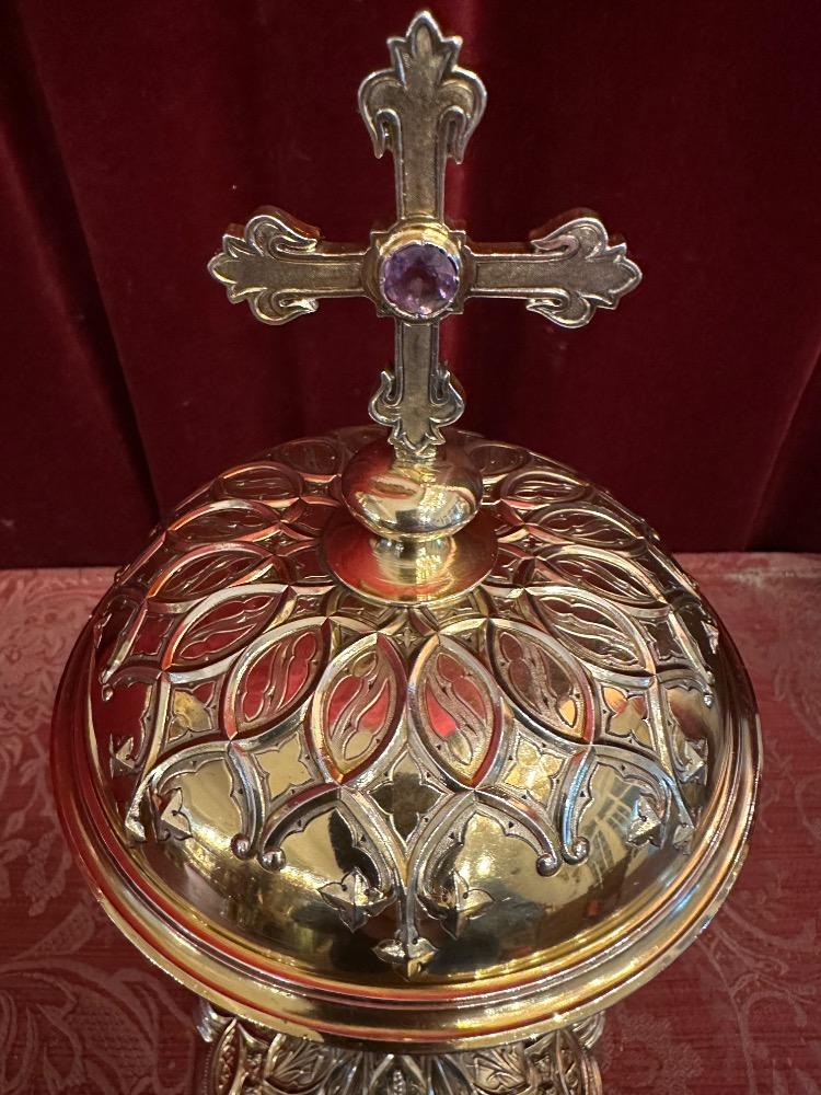 1 Gothic - Style Ciborium Weight: 1.15 Kgs !