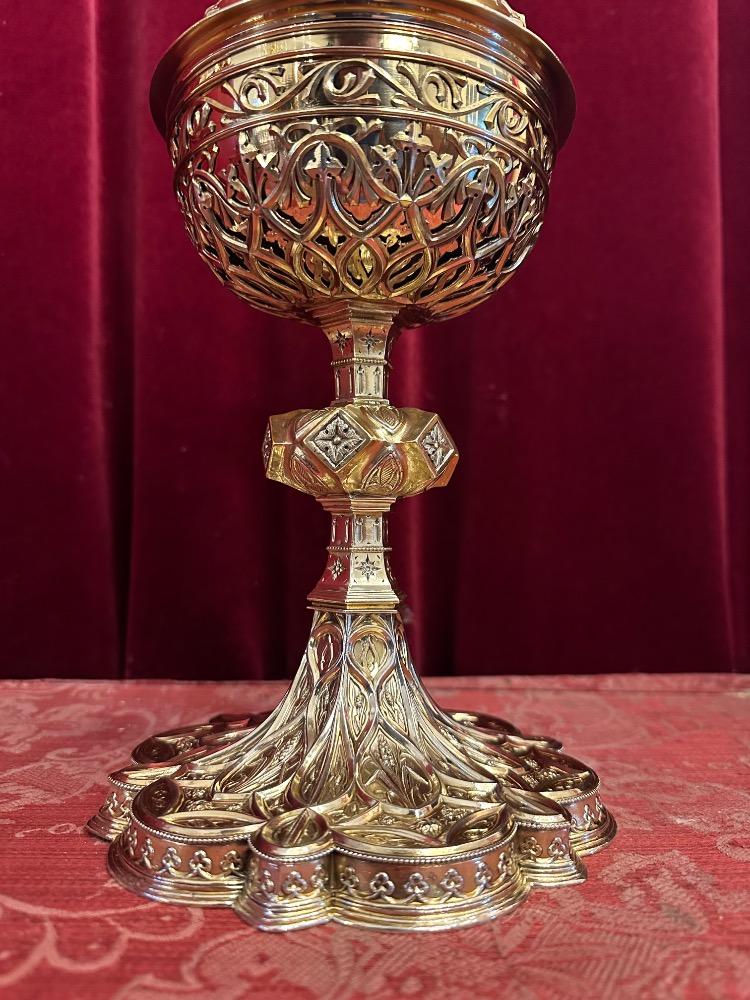 1 Gothic - Style Ciborium Weight: 1.15 Kgs !