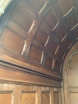 Confessional style Gothic - style en Oak wood, Belgium 19th century