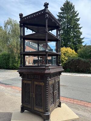 1 Gothic - Style Corner Cabinet