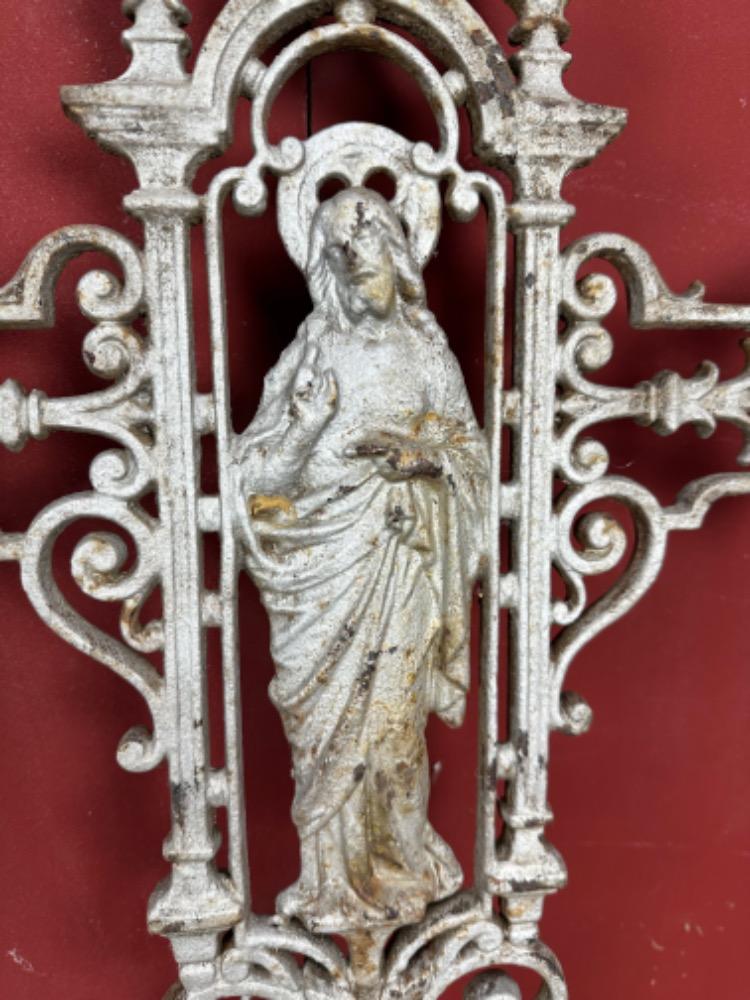 1 Gothic - Style Cross From Graveyard