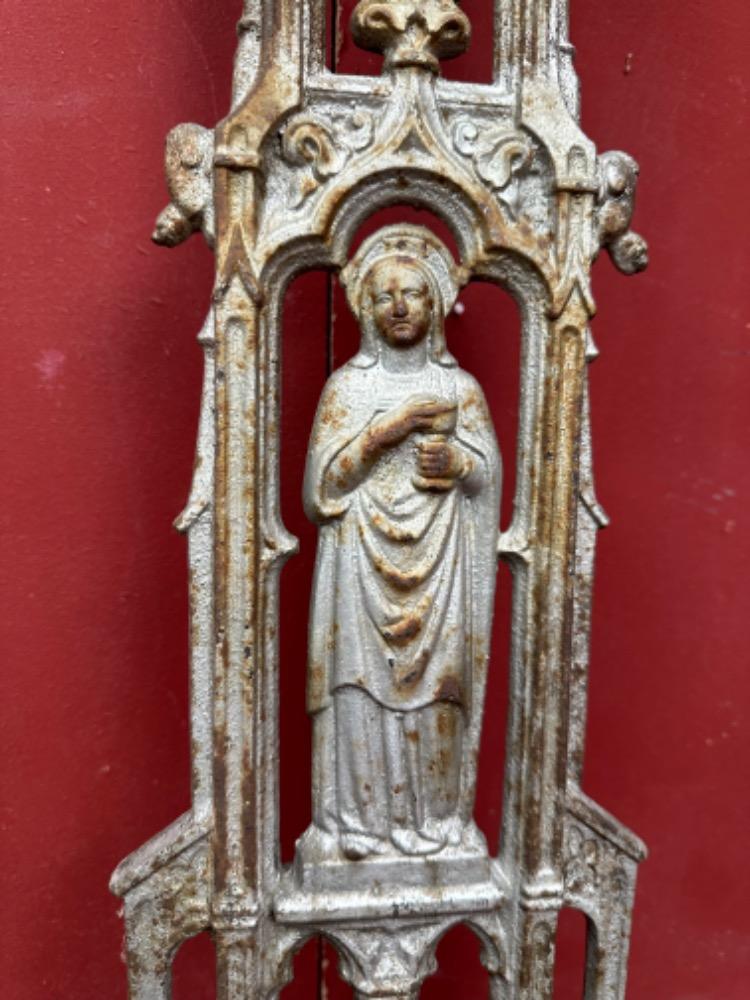 1 Gothic - Style Cross From Graveyard