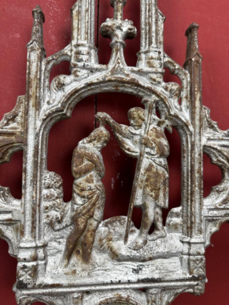 1 Gothic - Style Cross From Graveyard