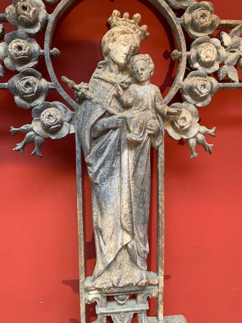 1 Gothic - style Cross From Graveyard