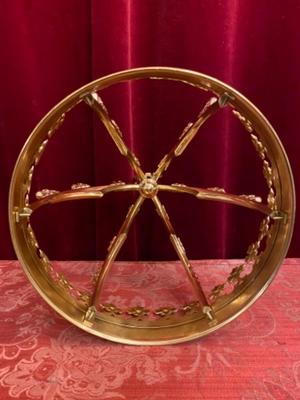 Crown style Gothic - Style en Bronze / Polished and Varnished, Belgium 19 th century ( Anno 1875 )