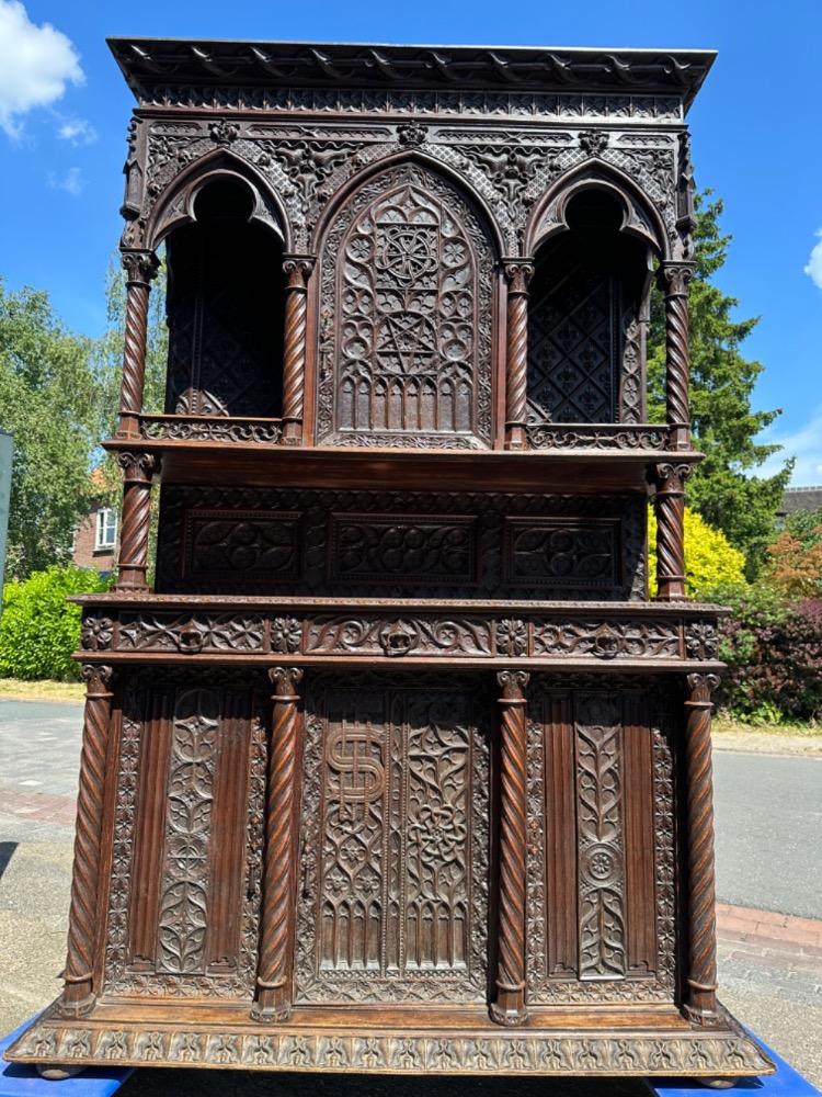 1 Gothic - Style Exceptional Cabinet