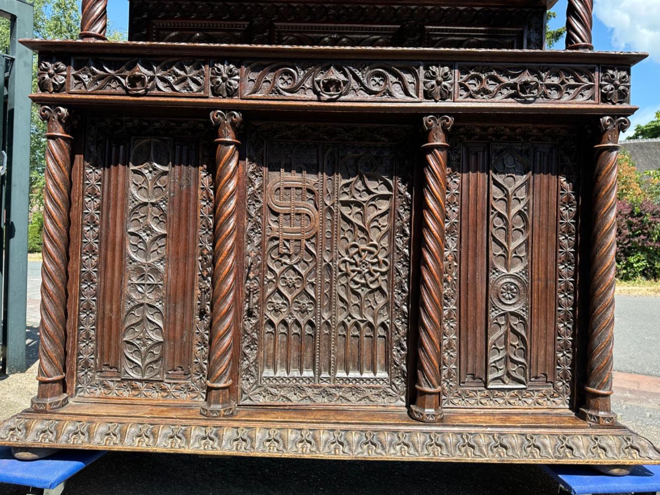 1 Gothic - Style Exceptional Cabinet