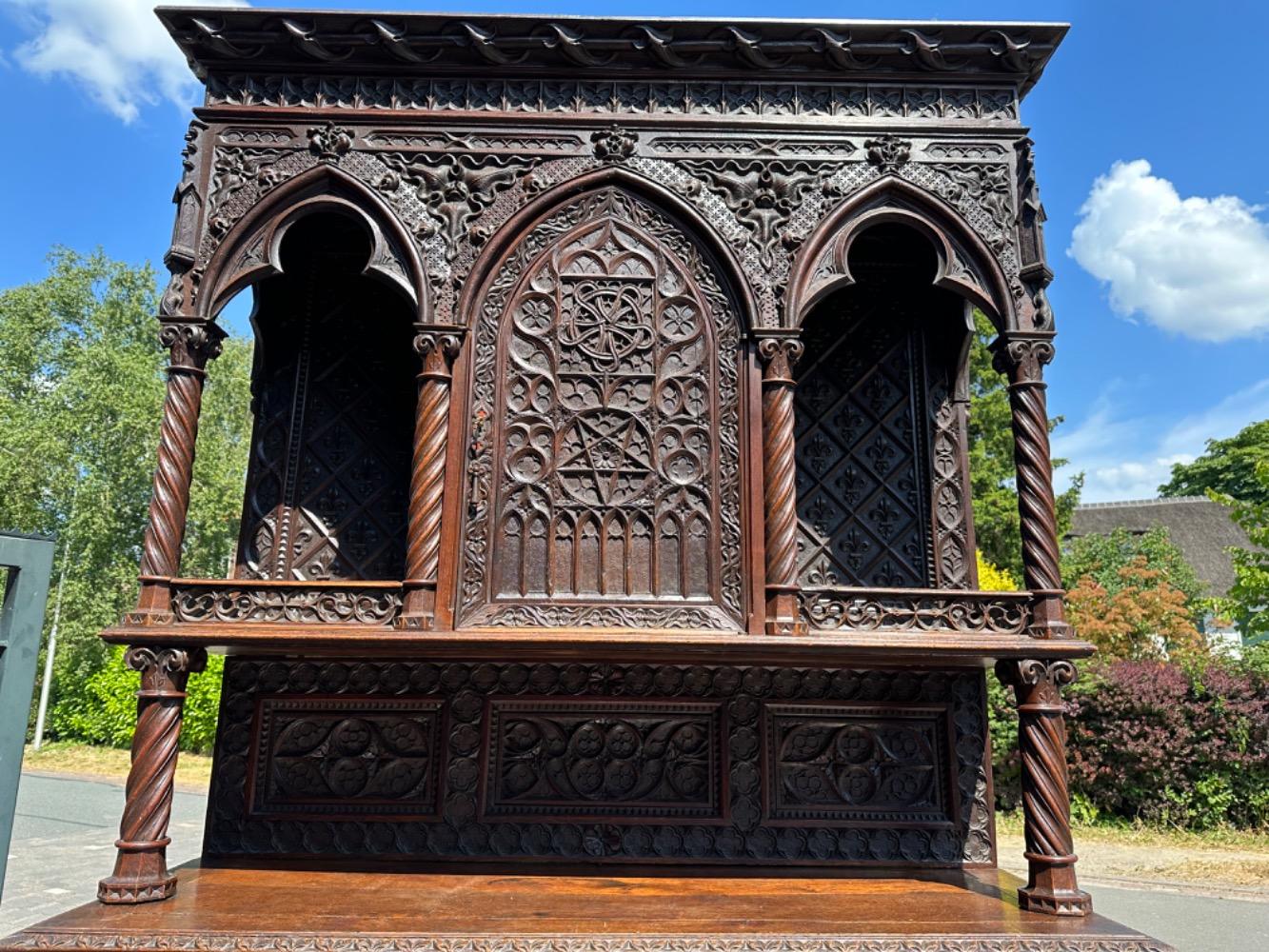 1 Gothic - Style Exceptional Cabinet