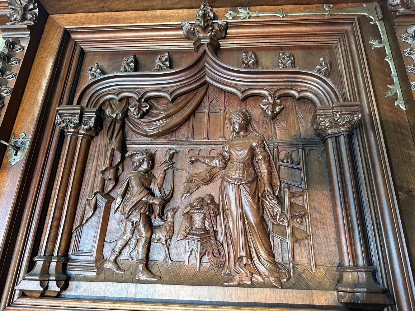 1 Gothic - Style Exceptional Cabinet