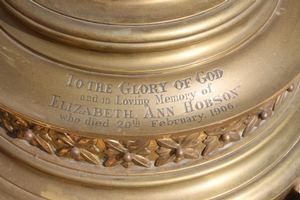 Exceptional Eagle Lectern. 230 Kgs ! style Gothic - style en Full Bronze, England 19th century