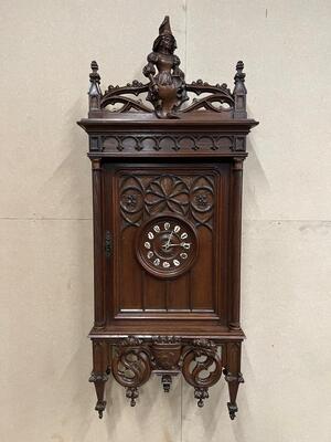 1 Gothic - Style Exceptional Hanging Clock Height 160 Cm.