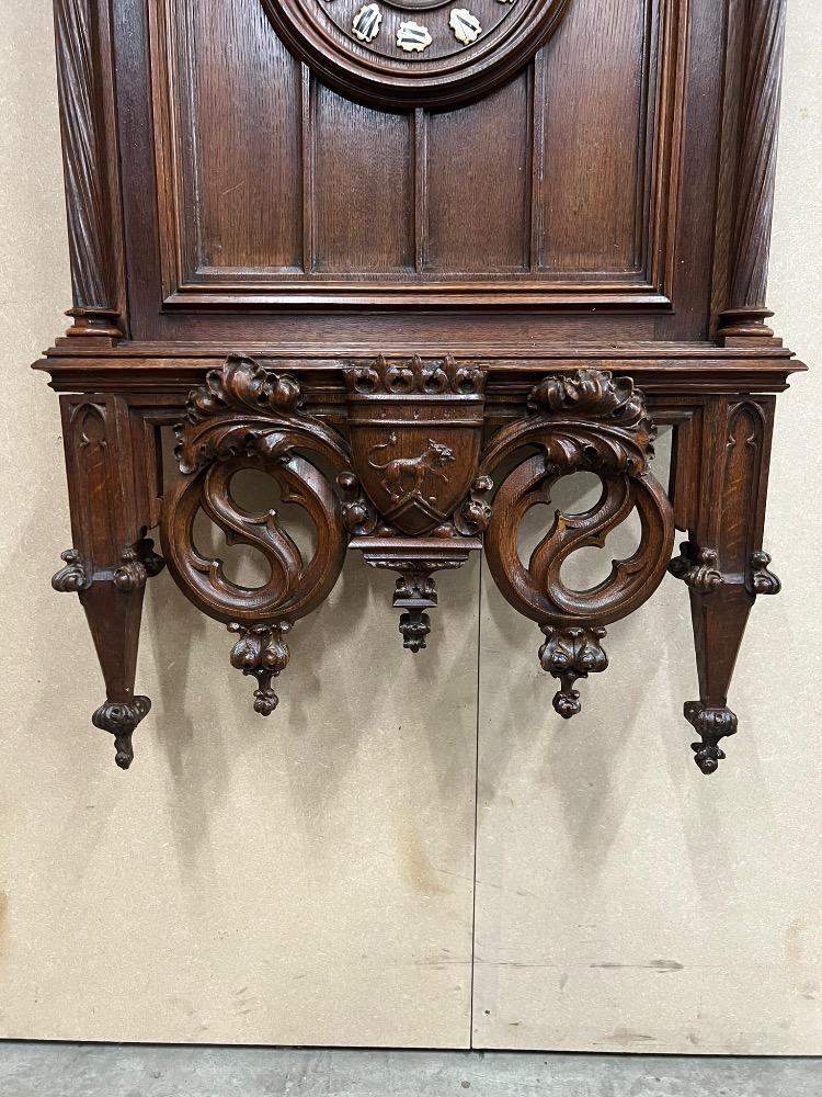 1 Gothic - Style Exceptional Hanging Clock Height 160 Cm.