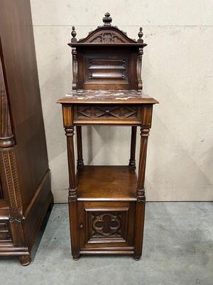 Gothic Bedroom  style Gothic - Style en Walnut wood , France 19 th century