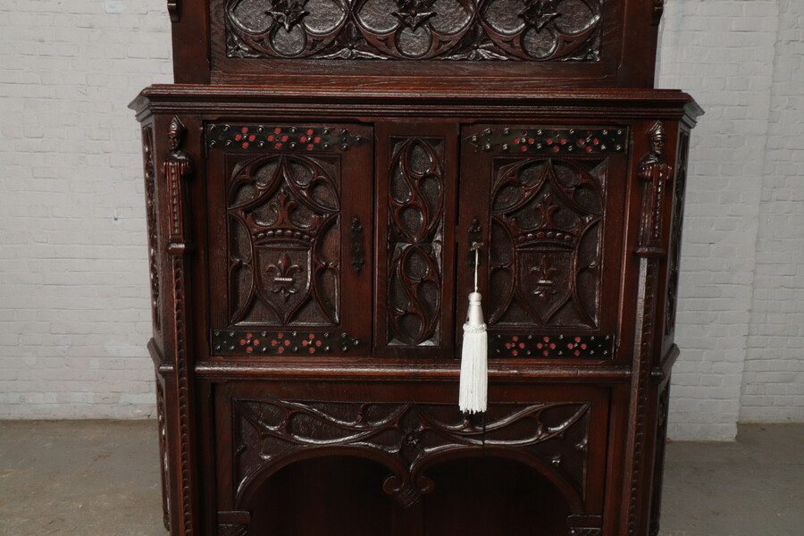 1 Gothic - Style Gothic Credance Cabinet