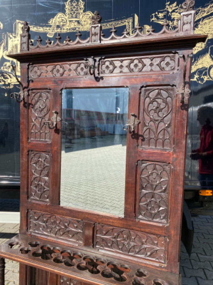 1 Gothic - style Hall Stand