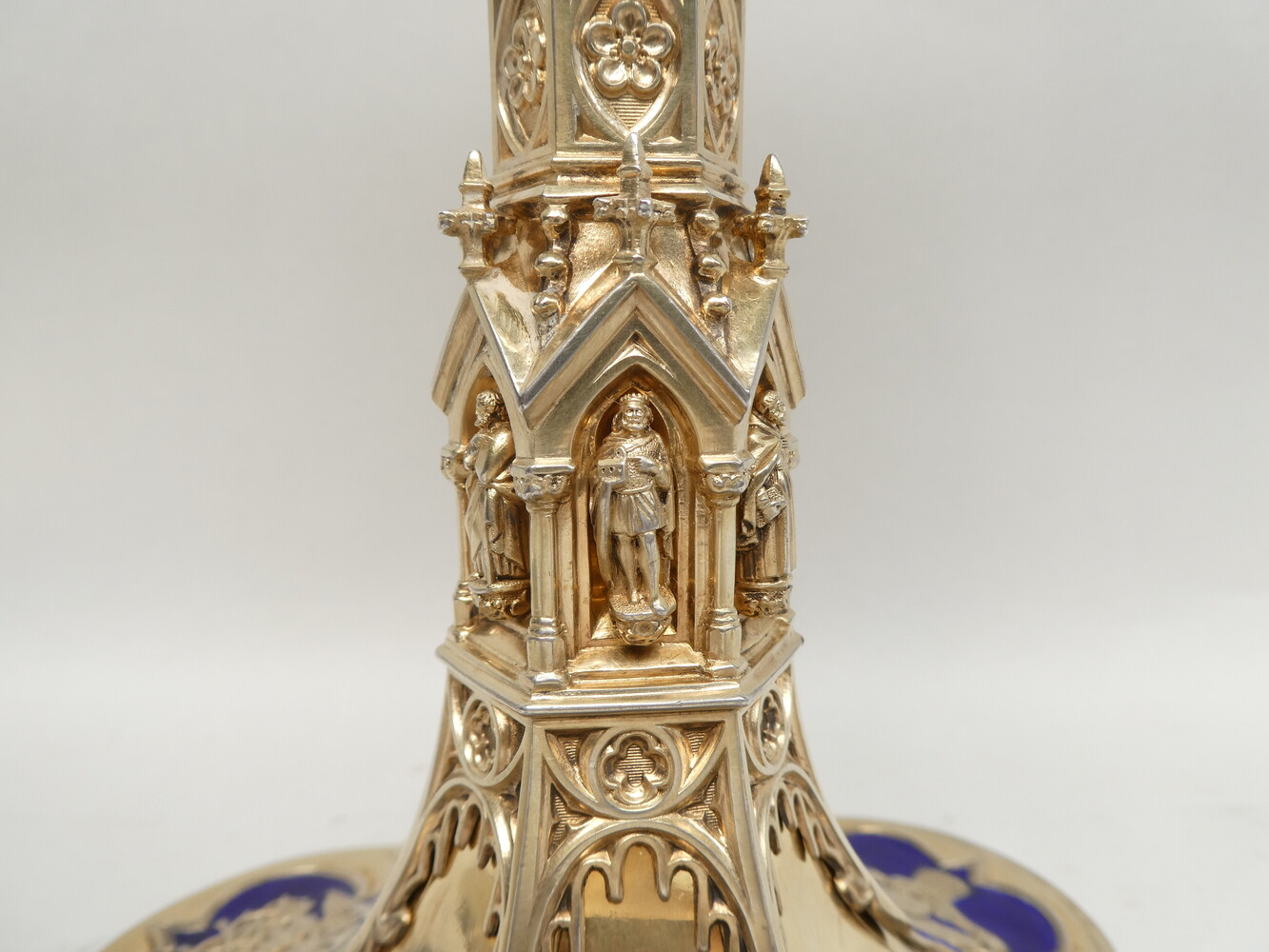 1 Gothic - Style High Quality Full Silver Chalice & Paten