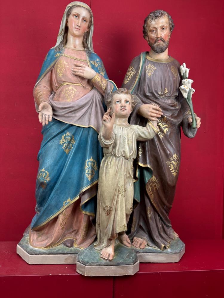 1 Gothic - Style Holy Family Statue
