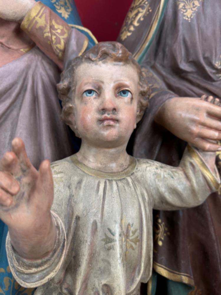 1 Gothic - Style Holy Family Statue