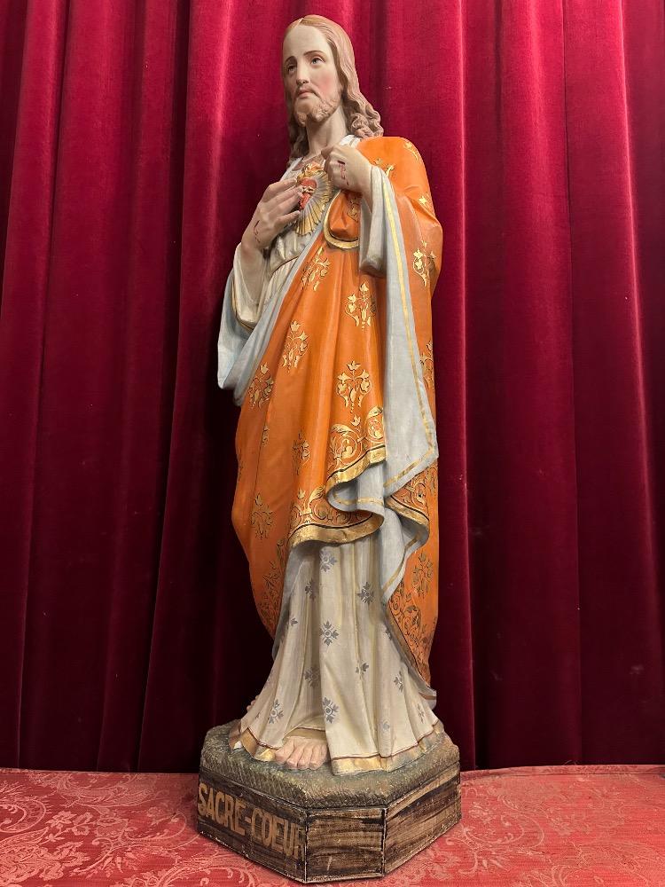 1 Gothic - Style Holy Sacred Heart Statue