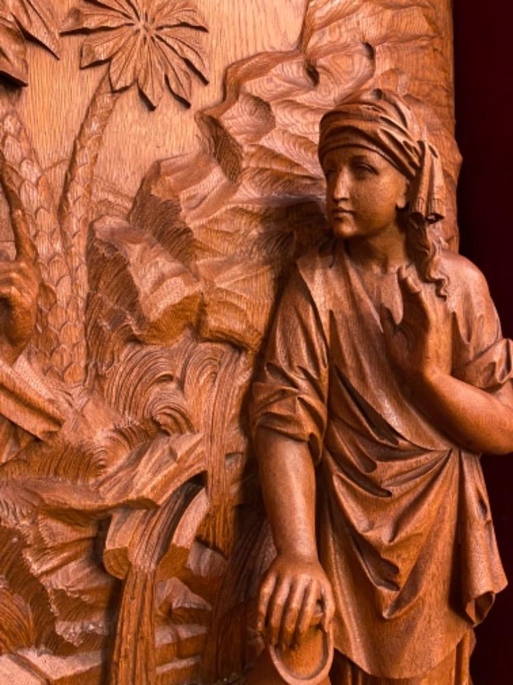 1 Gothic - Style Imagination Jesus With The Samaritan Woman At The Well Of St. Jacop / James. By H.Van Der Geld