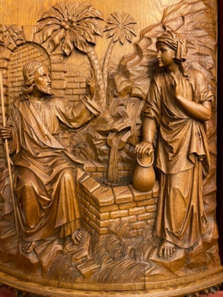 1 Gothic - Style Imagination Jesus With The Samaritan Woman At The Well Of St. Jacop / James. By H.Van Der Geld