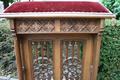 Kneeler style Gothic - style en wood oak, Belgium 19th century