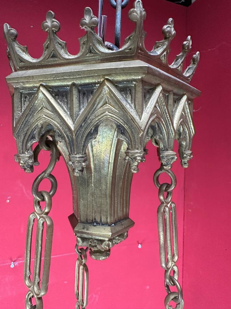 1 Gothic - Style Large Sanctuary Lamp