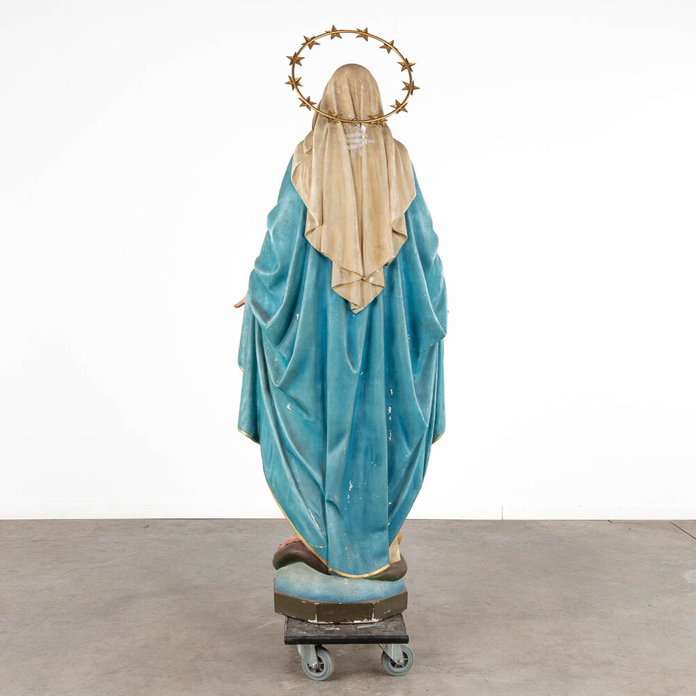 1 Gothic - Style Life Size Statue St. Mary