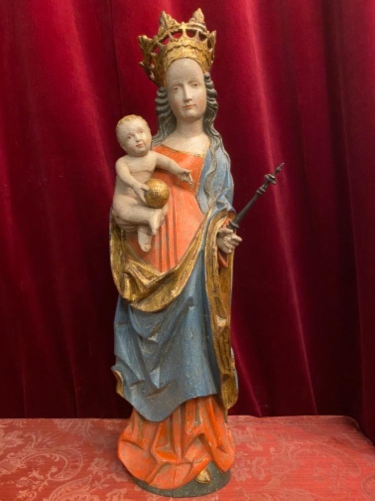 1 Gothic - style Madonna & Child