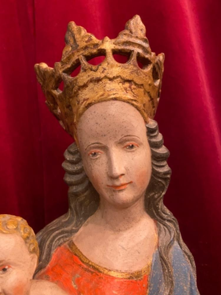 1 Gothic - style Madonna & Child